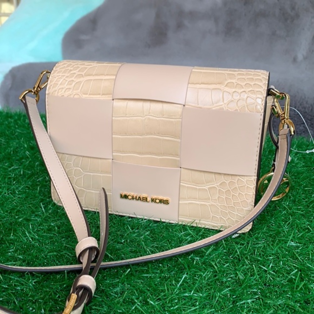 MICHAEL KORS MERCER SM CLUTCH XBODY BUFF